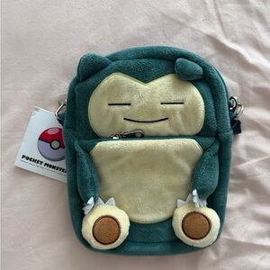 Snorlax plush crossbody bag